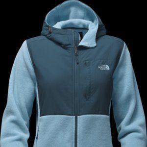North face Denali fleece jacket, women’s small light blue/blue